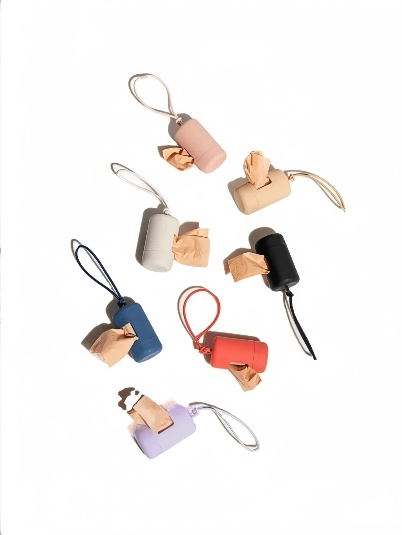 1pc Poop Bag Carrier Portable Pet Waste Bag Dispenser Dog Cleaning Supplies Pet Supplies Poop Scooper Poop Bag Dispenser Trash Bag - Multicolor - View 1