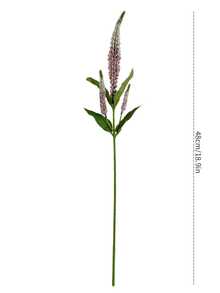 1/3/6支装仿真白色鼠尾草花，48厘米假花，适用于墙面、客厅、卧室、婚礼、派对、桌面、家居、厨房、书桌、中心装饰、办公室、花园、户外、房屋、庭院装饰，四季皆宜。 - 粉色 - 查看 3