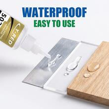 High Viscosity Quick Drying Adhesive, Universal Glue For Metal, Plastic, Ceramic - Brown - View 5