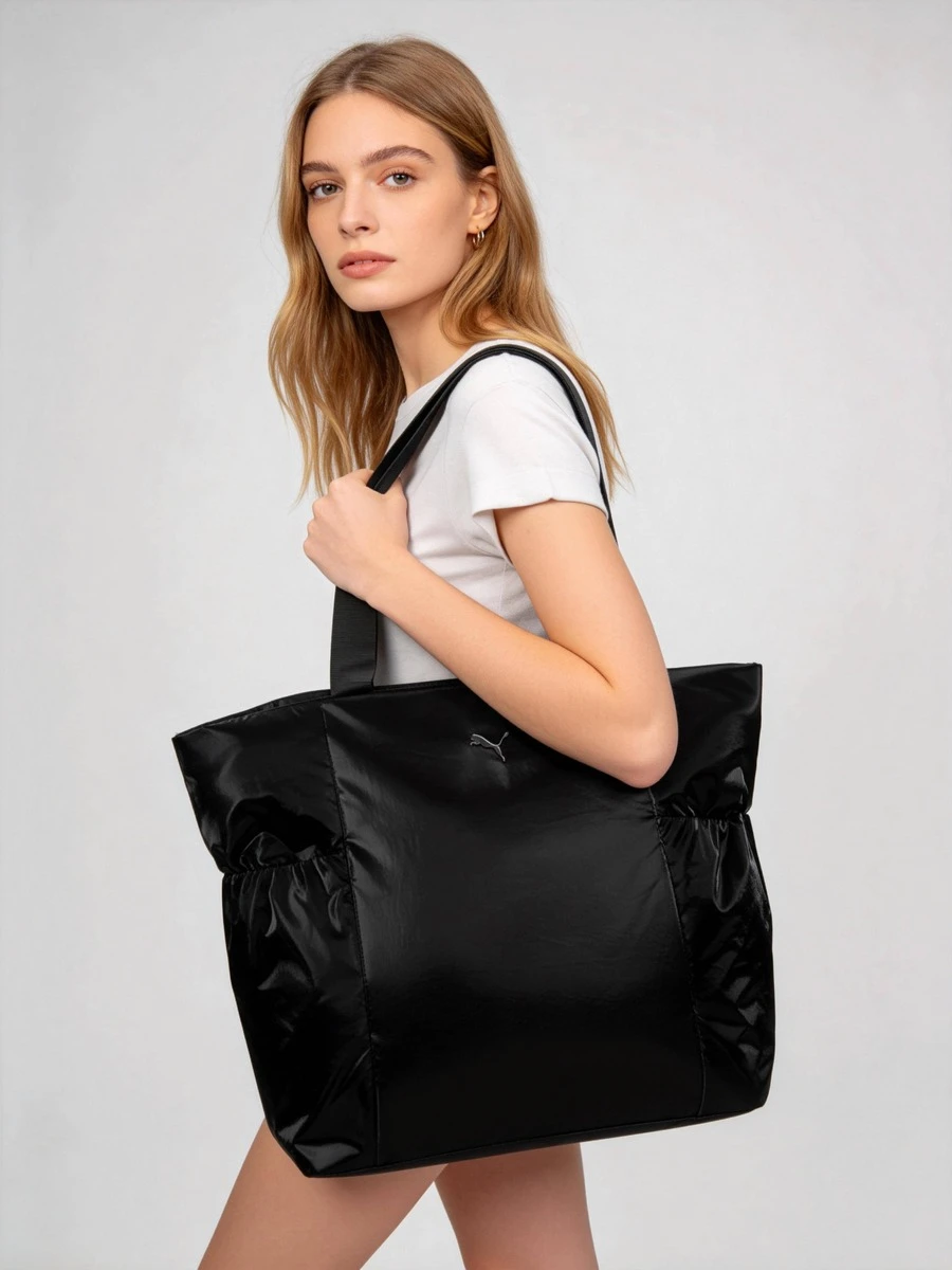 Puma 男包女包肩背包斜背包便攜提包休閒包091291-01 - 黑色 - 查看 1