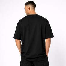 Kit 2 Oversized T-Shirt G1 To G4 Plus Size Streetwear 100% Cotton Men's Over Skate Shirt Christmas Workout Gym Casual - 杏色 - 查看 5