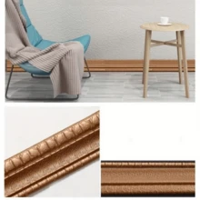 1 miếng nẹp viền tường tự dính kích thước 3.14" x 90.55", thích hợp cho ốp tường phòng ăn và trang trí trần nhà, nẹp trang trí bằng xốp dập nổi, giấy dán tường trang trí nhà cửa - A - Xem 7