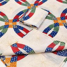 SINGLE BEDSPREADER IN SIMPLE PRINTED FABRIC AND ITEMS FOR DAILY USE - COR 02 - View 2