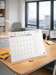 Monthly Planner Magnetic Whiteboard Reusable Monthly Planning Board For Organizing Tasks, Appointments, Routines At Home, Office, School - Magnet - Weekly 50x40cm Color - View 1