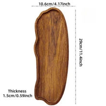 高品质多层木质展示托盘 - 蛋糕架、盛菜盘，适用于甜点、小吃、干果和糖果，时尚厨房收纳，完美点缀精致餐桌，厨房配件，斋月装饰，节日装饰，派对，野餐，露台，餐桌摆饰，厨房托盘，天然木纹饰面，木质托盘，厨房用品，烘焙 - 棕色 - 查看 16