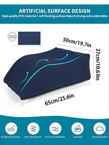 [Delivery Within 2-7 Days In The United States]1Pc Inflatable Leg And Knee Support Cushion, Elevates Legs, Wedge Pillow, Leg Support Pillow, Leg Elevation Pillow - Inflatable Wedge Pillow For Sleeping Leg Pillows For Sleeping Portable Leg Pillow, Gently Lifts Legs, Relaxes Muscles, Relieves Swelling, Inflatable Wedge Pillow, Inflatable Leg Pillow-45 Degree Wedge Leg Bolster Pillow Use In Bed, Travel, Camping, Sleep Leg Pillow, Portable Leg Pillow, Travel Essential, Vacation & Leisure Accessory, Valentines Gifts, Cruise Essentials, Valentines Gifts For Boyfriend, Vacation Essentials, Travel Must Haves, Airplane Travel Essentials, Travel Accesoires, Plane Essentials, College Essentials, Personalized Gifts, Beach Essentials, Cruise Ship Essentials(Grey) - Multicolor - View 4