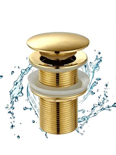 1个通用浴缸塞，弹出式浴缸排水塞和盖子，可替换浴缸提升旋转式、脚尖触碰式和触发式排水塞，易于安装和清洁，不锈钢防堵塞排水过滤器，浴室配件，浴室工具