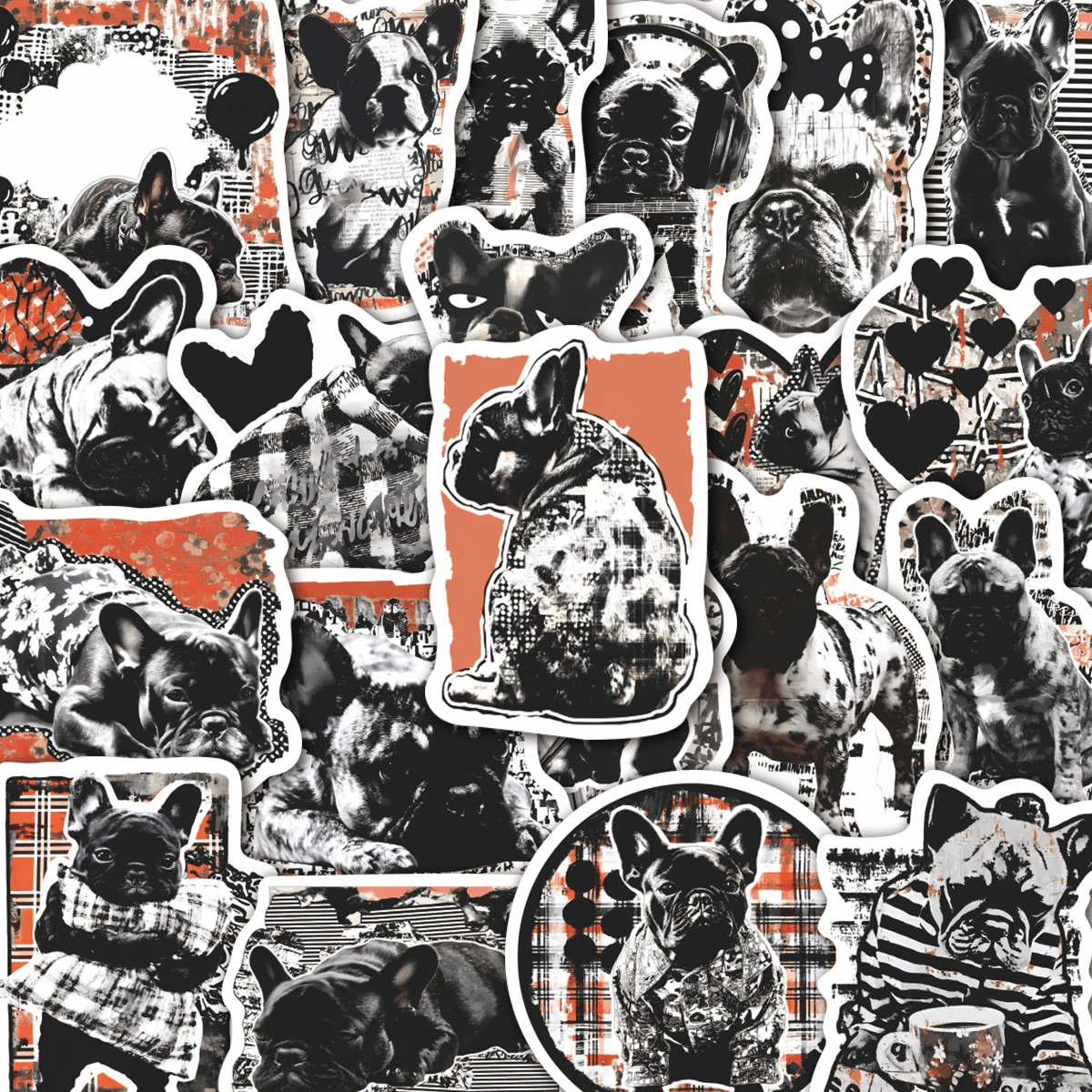 50 Stickers Of Modern Graffiti By Fadou - Waterproof Vinyl, Suitable For Laptops, Water Bottles, Notebooks, Suitcases, Etc. - A Fun DIY Scrapbook Gift Featuring Cartoon Designs - A - View 1