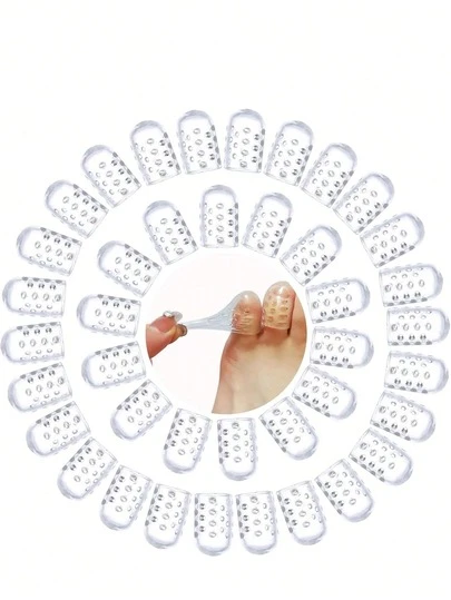 Bộ 2/4/10/15 miếng bảo vệ ngón chân bằng silicon chống ma sát, bao ngón chân bằng gel thoáng khí, phụ kiện chăm sóc chân mềm mại, bao ngón chân không mùi dành cho cả nam và nữ, bao bảo vệ ngón chân.