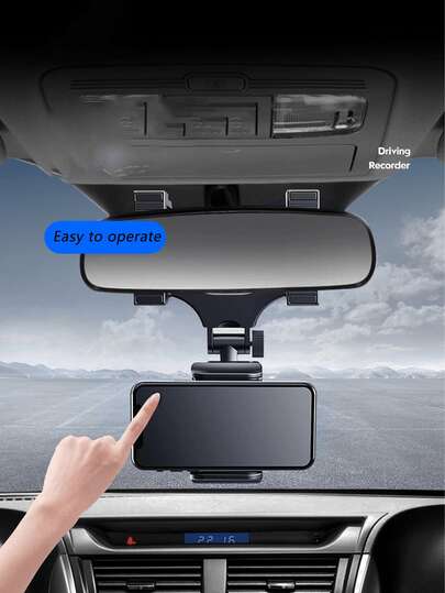 360° Adjustable Car Phone Holder - Durable Plastic Material, Firm Grip Suitable For GPS And Smartphones, Fit For Car Mounting, Car Phone Holder Accessory | Adjustable Phone Holder | Plastic Structure, Car Phone Holder