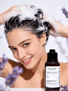 L'Occitane 欧舒丹丰盈蓬松洗发露 75ml，控油，丰盈，72小时持久，不含硅，蕴含薰衣草精油，平衡头皮 - 洗髮水 - 查看 2