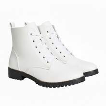 Women's Casual Ankle Boot With Non-Slip Sole - 白色 - 查看 1