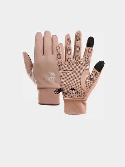 Găng tay thể thao chạy bộ, chống gió, lót nhung ấm áp, chống trượt, giảm sốc.