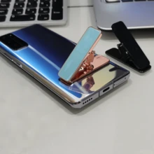 豪华迷你手机支架 金属折叠手机支架 隐形360°旋转手机支架 桌面手机支架 - 彩色 - 查看 9