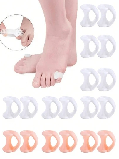 2 Stücke/4 Stücke kleine Zehentrenner, weiche Zehentrenner, wasserdicht, abriebfest, geeignet für Sport und täglichen Fußschutz, Zehenschützer, Schutzabdeckungen
