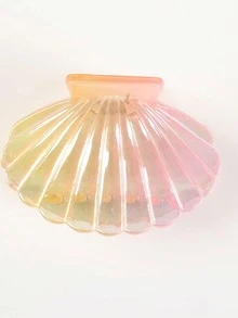 1pc Sweet Ocean Acrylic Shell Hair Clip, Suitable For Daily, Vacation, Party, Gift Fall Winter Claw Clip Hair Accessories For Women - Multicolor - View 21