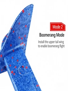 Children's Catapult Foam Airplane With Three Flight Modes: Parallel, Roll, And Spin. Features A Long, Lightweight, And Inertial Gliding Motion. Ideal For Indoor And Outdoor Use, Parks, Parent-Child Interaction, And As A Gift, Game, Or Toy For Boys And Girls. - Multicolor - View 6