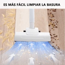 USB Rechargeable Cordless Handheld Vacuum Cleaner, Strong Suction Handheld Water Sweeper, 2000mAh, 2 In 1 For Home And Car Cleaning - E-White - View 2