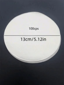 100pcs/4.33 Inch Non-Stick Food Paper, Baking Paper, Grease-Proof Paper, Oil-Isolating Paper, Suitable For Kitchen, Restaurant, Hamburgers, Beef Patties, Frozen Foods, Homemade Pies, Baked Goods, Baking Tray Liners, Food Pads - View 10