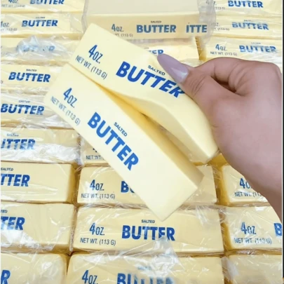 1pc Super Soft & Squishy Butter Stick Stress Relief Toy For Teens