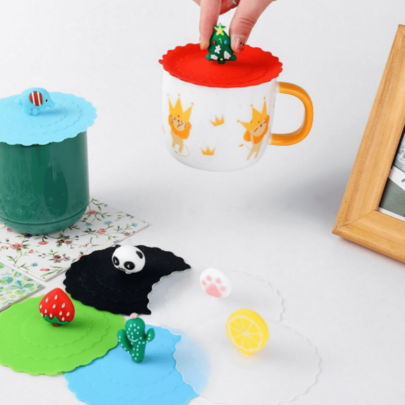 5pcs Cup Protector Cover, Alcohol Drink Sleeve, (Random Color),Reusable Beverage Lid With Straw Hole, Bar Club Party Cup Holder, Prevent Unwanted Items In Cup