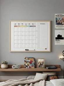 Monthly Planner Magnetic Whiteboard Reusable Monthly Planning Board For Organizing Tasks, Appointments, Routines At Home, Office, School - Magnet - Weekly 50x40cm Color - View 4