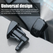 适用于大多数车型的汽车挡风玻璃雨刮器清洗喷嘴，三孔式挡风玻璃清洗喷嘴，雨刮器喷水嘴 - 汽車雨刷噴嘴 - 查看 4