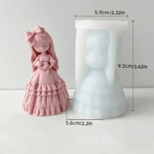 Aromatherapy Plaster Doll Figurine Mold Epoxy Resin Mold DIY Doll Photo Prop Candle Mold For Handmade Gifts Home Decor - Baby - View 4
