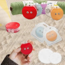 1 件装编织计数器，针数计数器针标记工具塑料编织钩针针法，方便的居家旅行手工工具（透明、红色、蓝色、黄色、绿色、橙色、紫色） - A - 查看 5