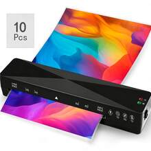 CRENOVA Laminator Machine, A4 Laminating Machine Hot & Cold With Fast Warm Technology, Thermal Laminator 9 Inch For Home Office School Business Black - US A Type Plug(110-127V) - View 8