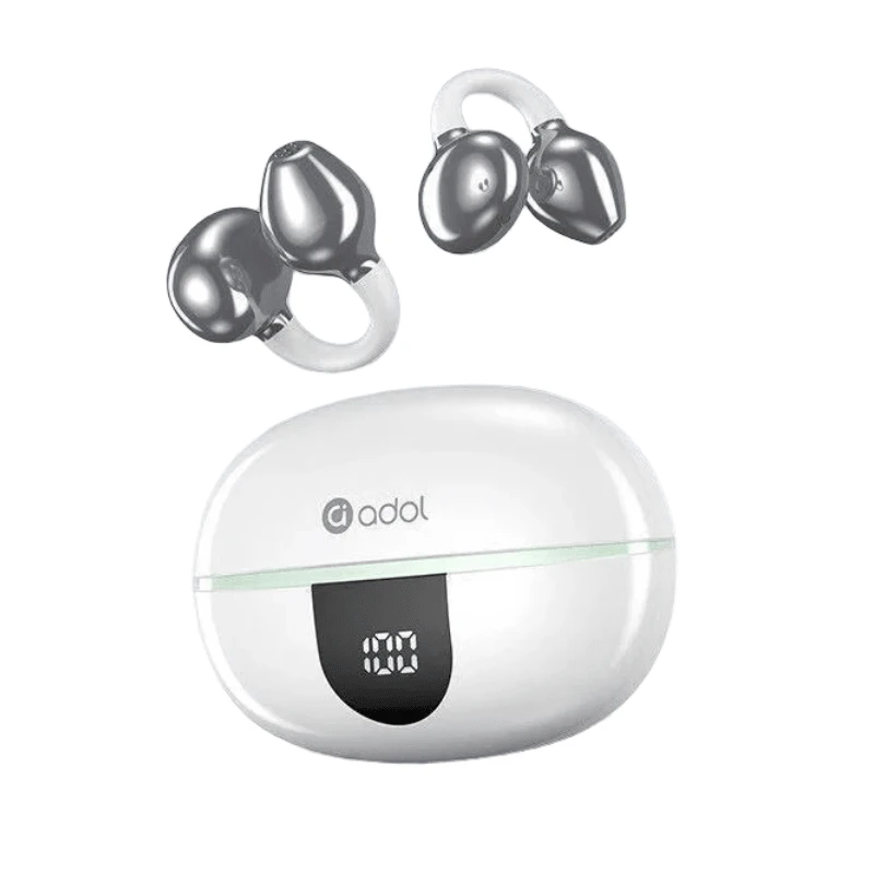 Tai nghe Bluetooth kẹp tai ASUS J19 khử tiếng ồn, hỗ trợ gọi điện, chơi game, thể thao, thời lượng pin dài, âm thanh vòm HD HiFi, tai nghe trợ thính có micro tích hợp, tai nghe không dây Bluetooth ASUS Adol OWS chính hãng. - Xem 1