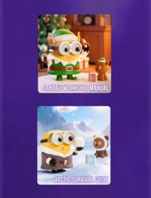 Minion Bedtime Story Series Blind Box, Home Office Car Decoration, Minion Cute Q-Version Cartoon Figure Toy Blind Box Collection, Fun Minion Small Statue Model Toy, Theme Party Decoration Ornament, Birthday, Christmas Surprise Unboxing Gift - Multicolor - View 8