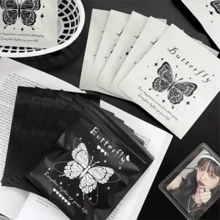 50个/包 派对礼品包装袋，珠宝配饰包装袋，蝴蝶结图案包装袋，加厚自封袋，礼品装饰包装袋，礼品自封收纳袋，可重复使用，适用于节日、生日、婚礼派对礼品、日常收纳，塑料自封袋 - 禮品袋 - 查看 8