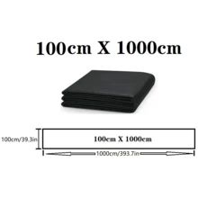 1片重型黑色景观隔离布，透气防漏，适用于花园、庭院、土木工程、别墅庭院景观美化防渗布 - 1pcs - 查看 9