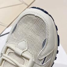 Tenis de mujer casuales y tenis deportivos para mujer estilo moda, zapatillas blancas mujer con plataforma y cordones, zapatos para mujer transpirables y ligeros, calzado deportivo de malla cómodo con suela antideslizante y amortiguación, tenis para mujeres suaves y versátiles para correr o caminar de diario. - Azul - Ver 5