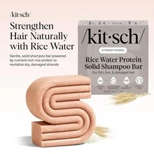 Kit Sch Rice Water Shampoo Bar  – Strengthening Hair Shampoo For Men And Women – Reduce Breakage, Boosts Shine – Paraben, Silicone & Sulfate-Free, Vegan Hair Care - 3.2 Oz - Shampoo - View 2