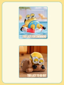 Hộp đồ chơi bí ẩn POP MART Lazy Daily Series - 12 mô hình thường + 1 mô hình ẩn, giới thiệu những chú Minions đáng yêu trong chủ đề cuộc sống thường nhật ấm áp và thoải mái, với hình ảnh Minions được yêu thích, được chế tác từ chất liệu cao cấp, thiết kế dễ thương kèm câu chuyện, lý tưởng cho người hâm mộ Minions, người sưu tập hộp đồ chơi bí ẩn, người yêu thích trang trí dễ thương và người tìm kiếm quà tặng, hoàn hảo cho sinh nhật, ngày lễ hoặc để sưu tầm. - Nhiều màu - Xem 10
