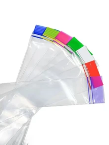 200pcs/Set Double Seal DIY Popsicle Bags, Ice Cream Mold, Crushed Ice Bags, Portable Ice Pop Bags, Popsicle Ice Cream Self-Sealing Bags - Popsicles - View 4