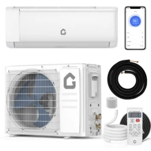 strundghti High Efficiency Mini Split Central Air Conditioner & Heater – 12,000 BTU, 22 SEER, Ductless Wall-Mounted Inverter, Energy Efficient, WiFi, Remote, Cooling & Heating For Rooms Up To 750 Sq.Ft - US A Type Plug(110-127V) - View 8