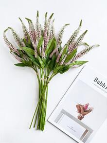 1/3/6支装仿真白色鼠尾草花，48厘米假花，适用于墙面、客厅、卧室、婚礼、派对、桌面、家居、厨房、书桌、中心装饰、办公室、花园、户外、房屋、庭院装饰，四季皆宜。 - 粉色 - 查看 4