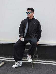 Nike Club SPORTSWEAR CLUB FLEECE長針織運動褲 男款 黑色 - 黑色 - 查看 8