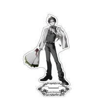 [Flash Discount] 15cm Acrylic Stands For Popular Characters: Monokuma/Hinata Hajime/Shuichi Saihara/ Tanaka. High Transparency, Smooth Edge, Waterproof & Dustproof. Hope's Peak Academy Collectibles, Anime Desktop Ornament, 2026 New Release, Limited Time Promotion, Must-Have For Fan - Multicolor - View 3