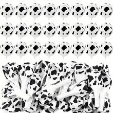 20 Peças Balões de Látex com Estampa de Vaca de 12 Polegadas, Adequados para Festa de Aniversário, Decorações com Tema de Animais de Fazenda e Cowboy Oeste - Visão 9