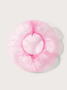10pcs/Pack Disposable Individually Packaged Shower Caps - Pink - View 5