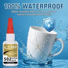 High Viscosity Quick Drying Adhesive, Universal Glue For Metal, Plastic, Ceramic - Brown - View 2