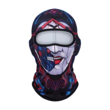 Fabulous Be Xtreme CS25-GT(81-90) 恶魔印花户外骑行面罩 - 彩色 - 查看 10
