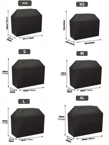 Heavy Duty Waterproof Grill Cover, UV-Resistant And Fade-Proof, All-Weather Protection. Suitable For Charbroil, Nexgrill And Other Brand Grills. Black. - A - View 3
