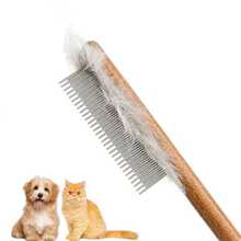 1 Set Pet Grooming Tools, Including Dog Flea Remover, Cat Brush, Flea Comb, Special Dense Tooth Comb, Steel Pin Brush, Deshedding Brush, Suitable For Cats And Dogs, Won't Damage Skin And Fur. - View 4