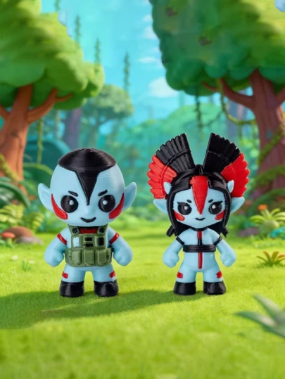 Mô hình mini dễ thương, kích thước nhỏ gọn, dễ mang theo, với thiết kế hình quả ớt theo phong cách hoạt hình, phối màu xanh nhạt/đỏ/đen/xanh lá cây, được thiết kế như một sinh vật ngoài hành tinh với đôi tai nhọn và những họa tiết trên khuôn mặt, kiểu tóc chi tiết và thiết kế áo gi lê chiến thuật. Một món đồ chơi sưu tầm trang trí phù hợp để trưng bày trên bàn làm việc, trang trí bảng điều khiển ô tô, bộ sưu tập của người hâm mộ phim ảnh, quà tặng sinh nhật, trang trí Halloween, hội nghị anime, trang trí nhà cửa và các sự kiện theo chủ đề giả tưởng.