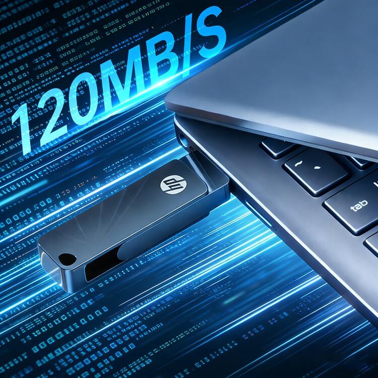 HP USB3.2 32GB/64GB/128GB/256GB 120M/s 高速金属U盘，适用于台式电脑 - 查看 3